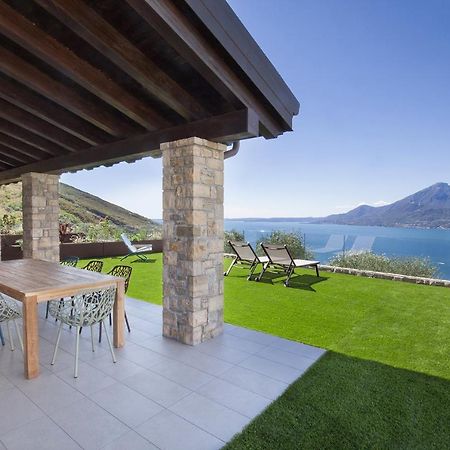 Villa Divina - Apt Icona Con Piscina E Vista Lago Castelletto Di Brenzone Exterior photo